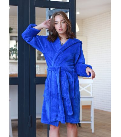 Халат жіночий махровий короткий Електрик XL