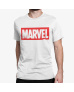 Футболка чоловіча біла з принтом "Marvel" S - Чоловічі футболки від Maybel