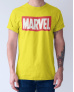 Футболка мужская жёлтая с принтом "Marvel" XL - Мужские футболки от Maybel
