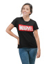 Футболка женская чёрная с принтом "Marvel" S - Женские футболки от Maybel