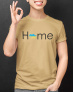 Футболка чоловіча пісочна з принтом "Home" S - Чоловічі футболки від Maybel