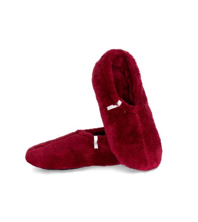 Махровые детские тапочки-балетки это идеальное сочетание технологий и современного дизайна. Эти тапо.. Тапочки-балетки детские домашние махровые Бордовый 32-33