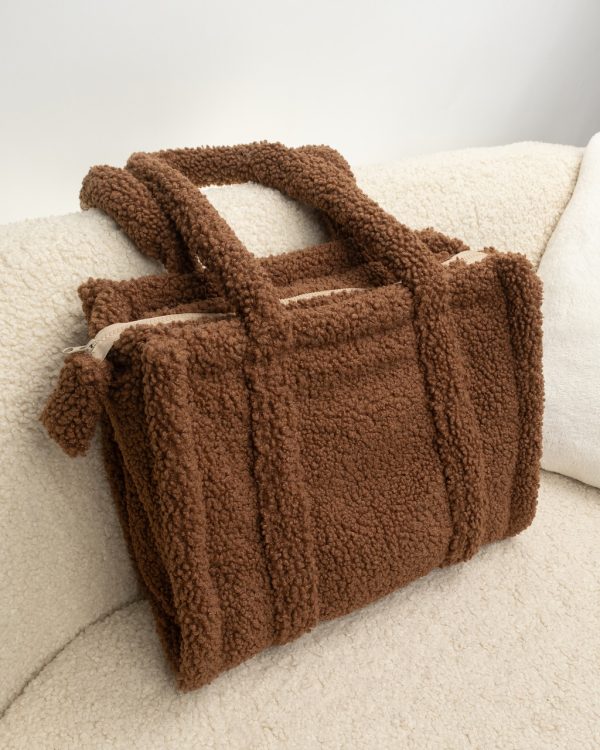 Сумка-шоппер Тедди Шоколадный - Косметички, шопперы, сумки от Maybel