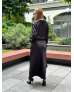 Жіноча спідниця довжини максі - ідеальний вибір для сучасної ділової жінки, яка цінує комфорт і елег.. Жіноча спідниця довга з шовку Армані Чорна S - Жіночі сукні від Maybel