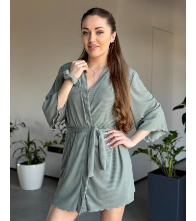 Халат жіночий рубчик Оливковий 3XL